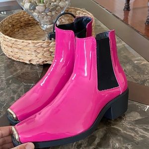 Pink Chelsea Boots